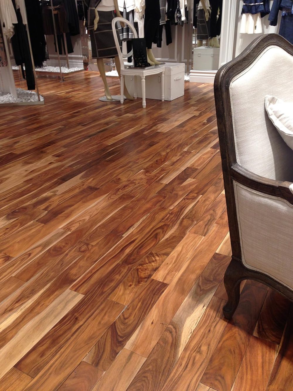 Acacia Natural Plank (Sample) - Solid Hardwood Floor - Image 2